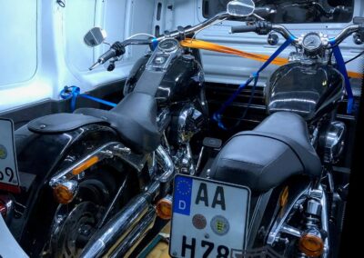Motorrad-Transport